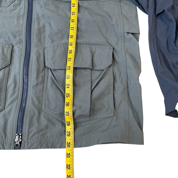 Duluth Trading Dry on the Fly Cargo Jacket Men's Size XL Gray Green Nylon - Picture 4 of 5